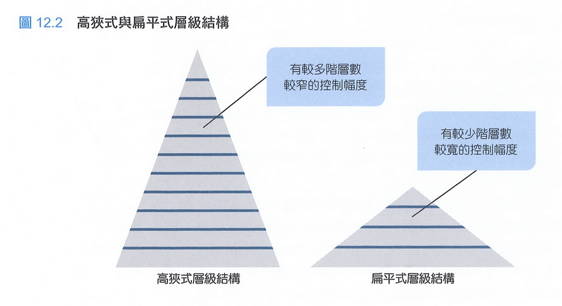 高狹式與扁平式層級結構